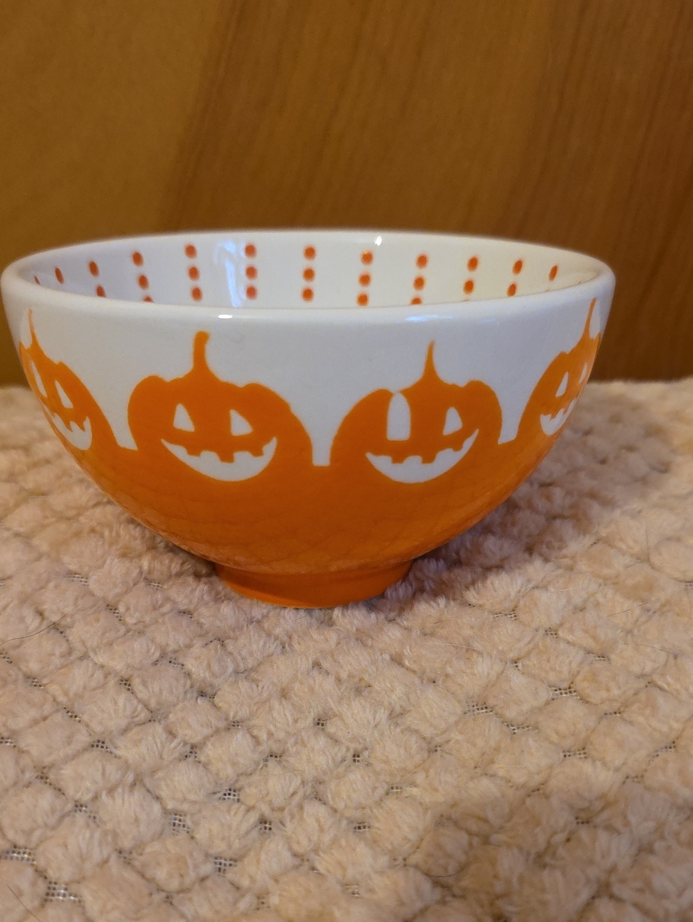 Tag Jack-O-Lantern Small Snack/Decorative Bowl NWT